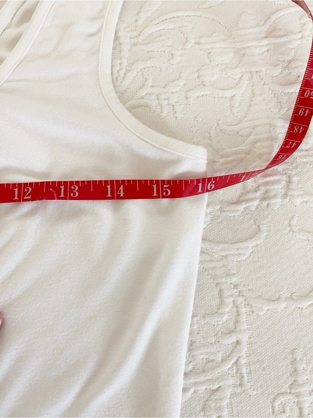 CACHE White Ruched Front Tank Top Size Medium - Picture 8 of 14